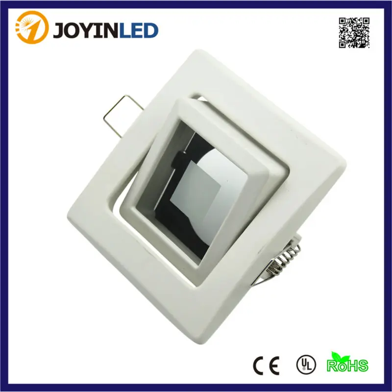

Free Shipping 2pcs/lot Frost white LED Ceiling lamp holder GU10/MR16 GU5.3 LED spotlight fitting/fixtures