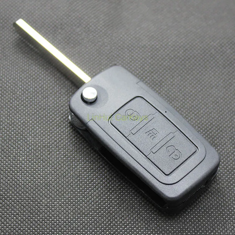 

PINECONE for GREAT WALL C50 HAVAL HOVER H6 3 Buttons Uncut Brass Blade Modified Remote Blank Key Shell 1 PC
