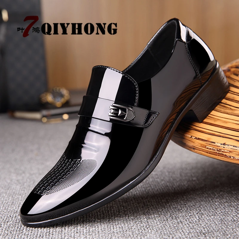

Oxford Zapatos Para Hombres De Marca De Lujo Para Hombre Zapatos De Charol Negro Hombres Los Zapatos De Vestido Classic Derbies