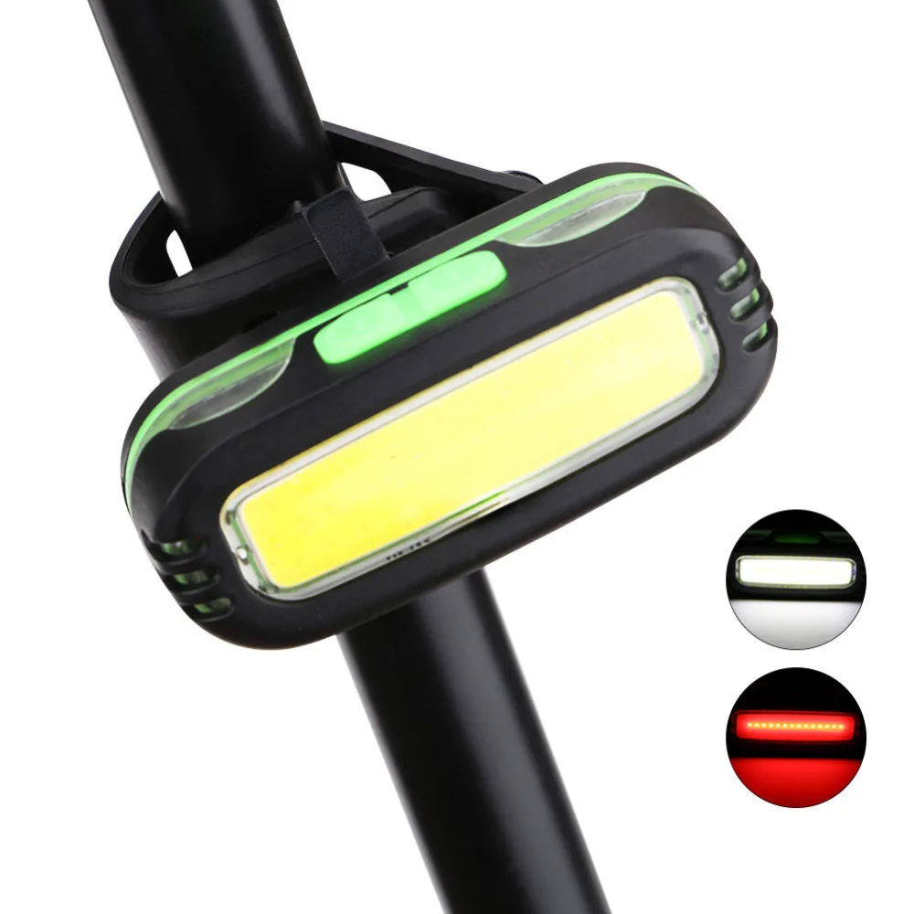 2In1 Head Lamp LED Headlamp Bike Bicycle Front Light Fishing Flashlight Black Bike Light Usb Front Outdoor Sport #3O15 (11)