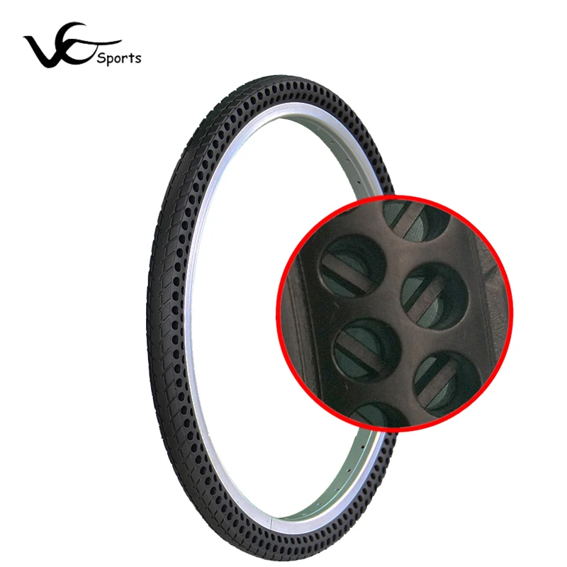 

New type bicycle tire 26 26*1-3/8 26*1.5 TPE EP non-pneumatic inflation-free-gas charging anti-stab mountain bike tires 1242g
