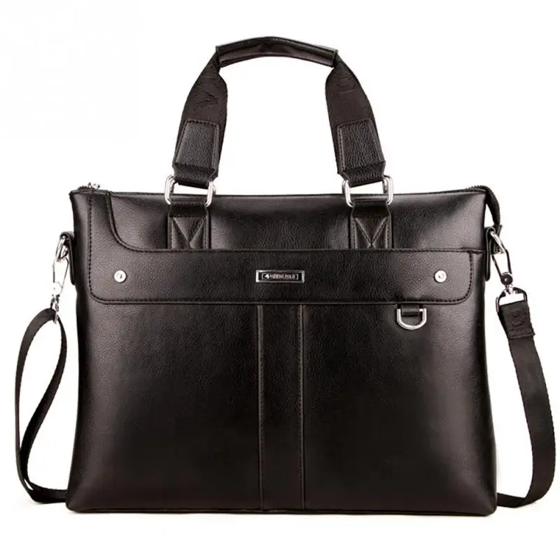 

2018 Men Briefcase PU Leather Male Messenger Bag Business Shoulder Bag Fashion Computer Laptop Handbag Travel Bags