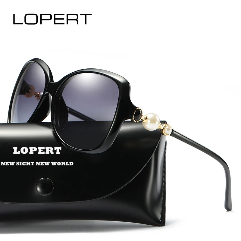 LOPERT Ретро Поляризованные Вождения Очки Женщин Роскошный Леди Бренд Дизайнер Солнцезащитные Очки Старинные Элегантные Очки очки солнцезащитные женские