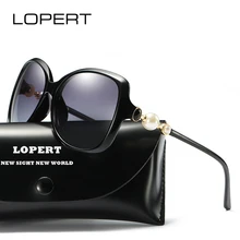 LOPERT Ретро Поляризованные Вождения Очки Женщин Роскошный Леди Бренд Дизайнер Солнцезащитные Очки Старинные Элегантные Очки очки солнцезащитные женские