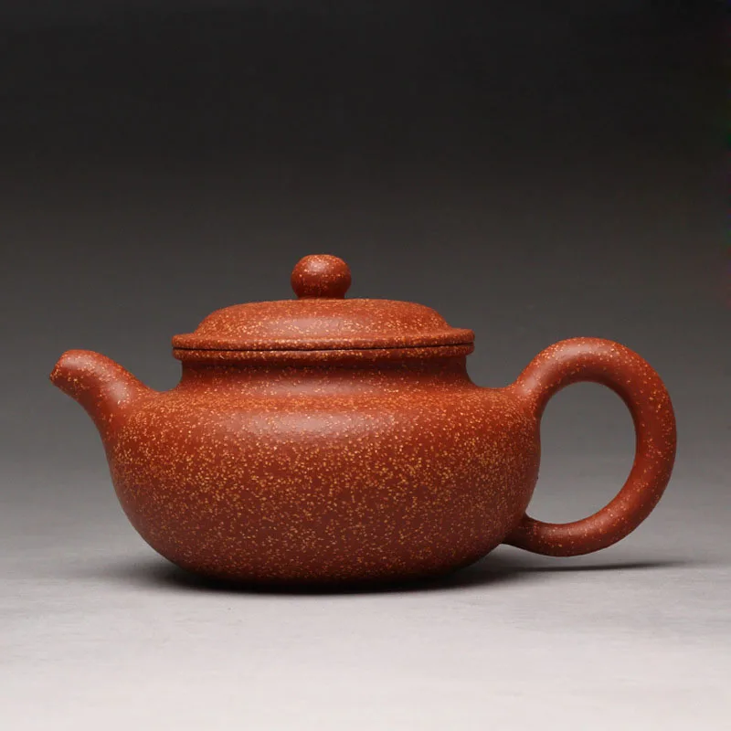 Authentic Purple Clay Health Teapot All handmade Dragon blood sand