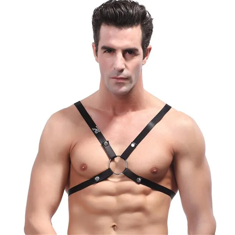 US $6.99 |Men's Sexy Cutouts Shape Erotic Tie down Straps Vest,Gay Sex  Underwear-in Tanks from Novelty & Special Use on AliExpress