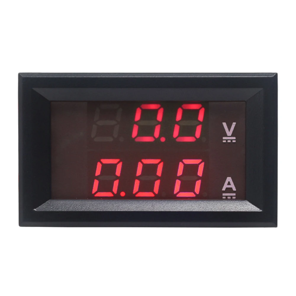 Цифровой Амперметр YB27VA DC 0 100V/50A вольтметр 2 в 1 цифровой измеритель напряжения