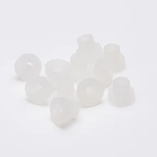 Белые стерилизованные иглы татуировки резиновые втулки соски для тату машина пистолет иглы поставка 100 шт./лот