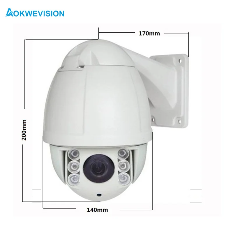 Free Shipping 1080P 2MP 10X optical zoom font b outdoor b font Mini Onvif network PTZ