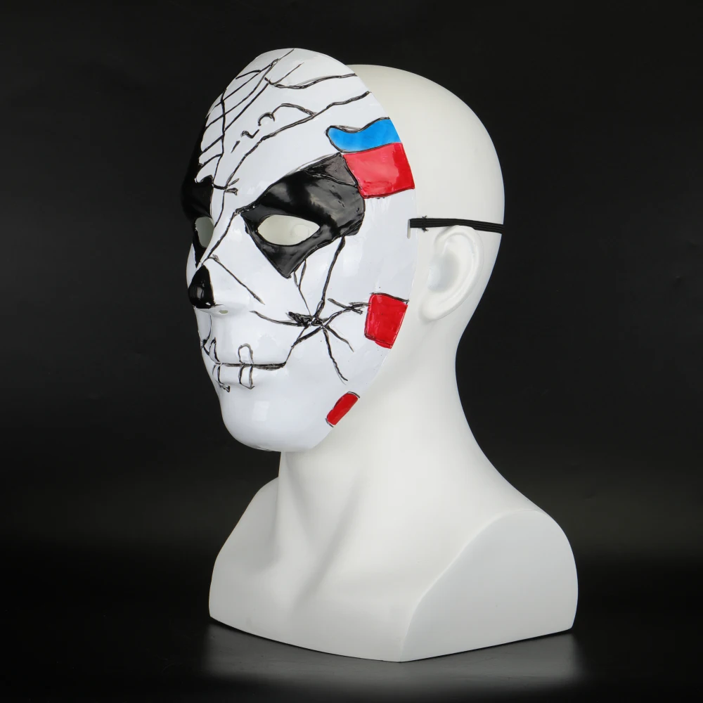 The Punisher 2 Billy Russo Cosplay Mask Plastic Costume Props Halloween Masquerad Mask Unisex Adult Coser  (6)