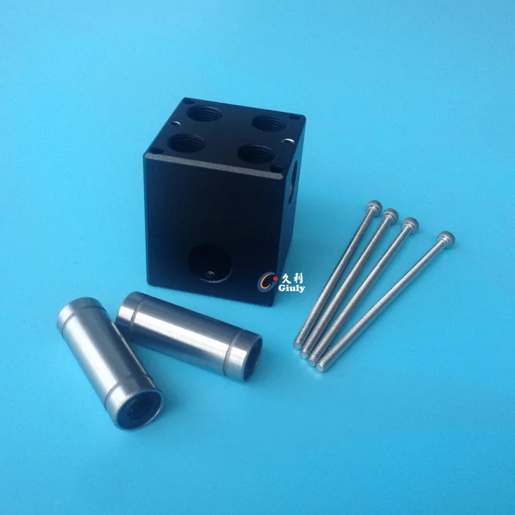 

funssor Ultimaker 2 new aluminum cross-slide slide black oxide UM print head for DIY 3D printer
