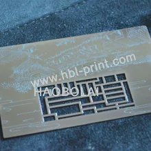 Полированная серебряная металлическая табличка шелкография модный стиль