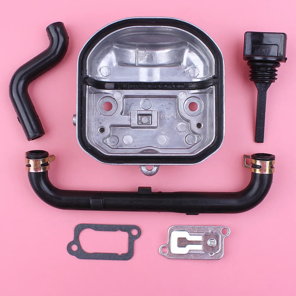 Cylinder Head Cover Oil Dipstick Breather Hose Outlet Valve Gasket Kit