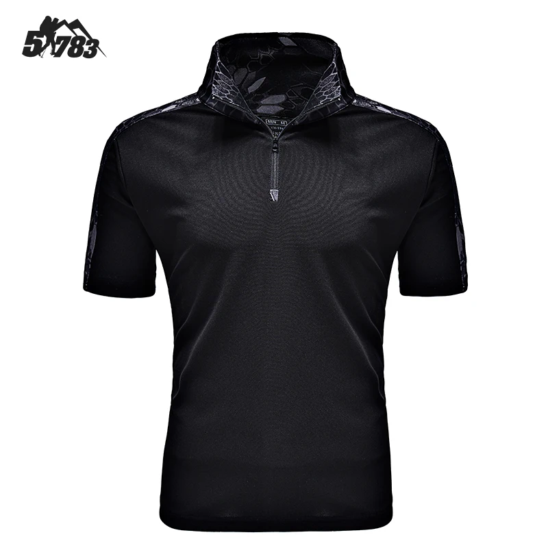 Summer Camouflage Outdoor Coolmax T Shirt Men Army Combat Military Uniform Tactical T Shirt Quick Dry