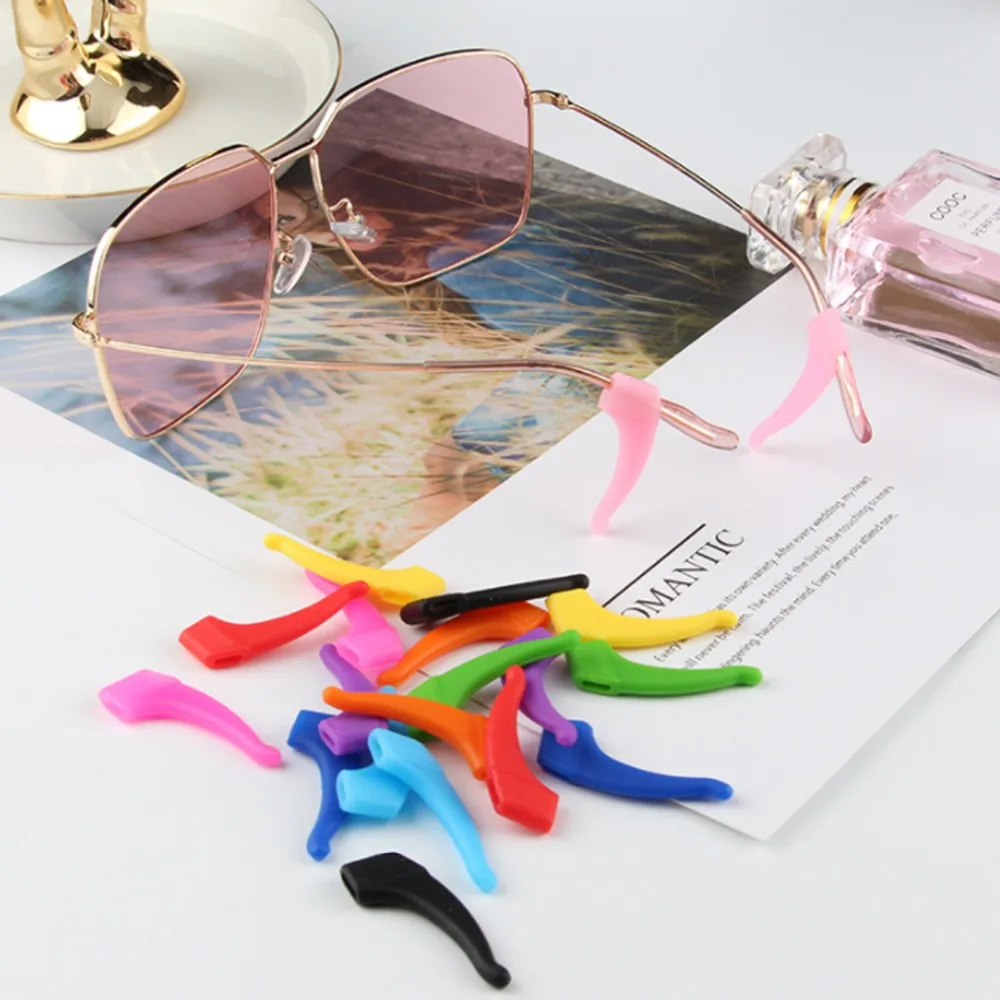 

Anti Slip Ear Hook Eyeglass Eyewear Accessories Eye Glasses Silicone Grip Temple Tip Holder Spectacle Outdoor Sport Tool