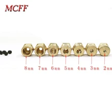 15 Pieces/Lot 3mm 4mm 5mm 6mm 7mm Shaft Motor Flexible Coupling Tyre Wheel Brass Hex Coupler Set With Screws For RC Model Toys 2mm 2 3mm 3mm 3 17mm 4mm 5mm 6mm brass rigid motor shaft coupling coupler motor transmission connector with screws wrench