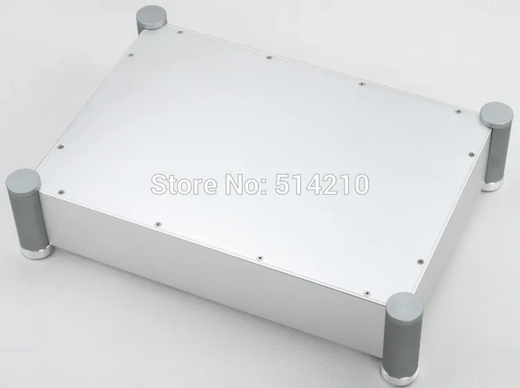 

NEW Full aluminum silver power amplifier enclosure tube chassis/AMPbox DIY YA60