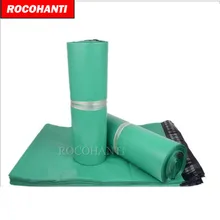 100x напечатанные Материал Цветной Поли Конверты зеленый цвет поли Пластик Вышивка Крестом Пакет сумка с самоклеющиеся для