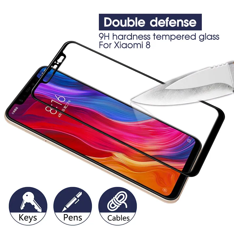 GerTong 9D полное покрытие закаленное стекло на Redmi Note 8 5 7 6 Pro Plus Защитное для Xiaomi Mi A2 Lite