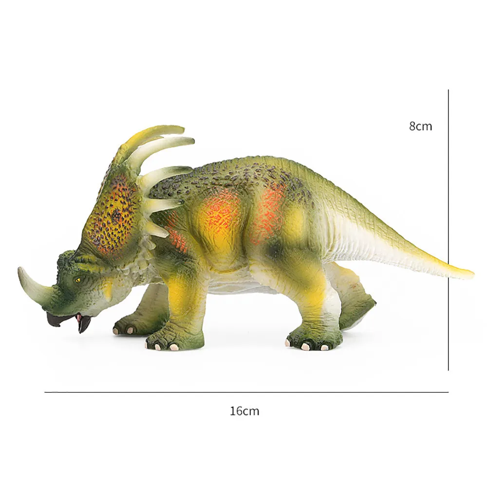 Фигурки динозавров обучающая Имитация Модель стиракозавра для детей модель динозавра модель скелета D300116