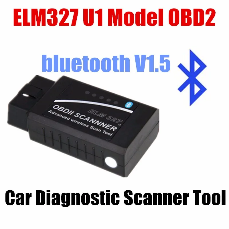 

car code reader tester decoder free shipping Bluetooth V1.5 ELM327 OBD2 car automotive fault diagnostic tool scanner
