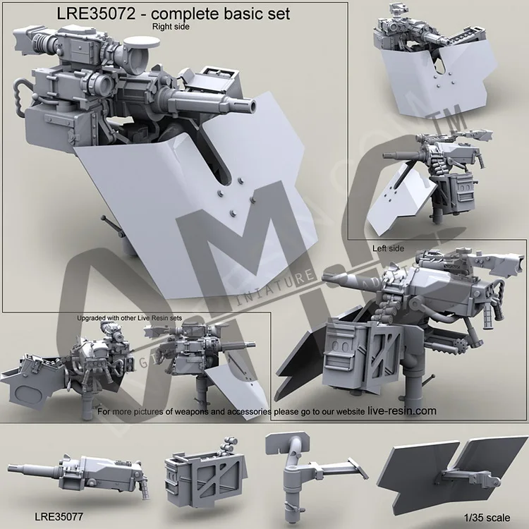 Живая Смола LRE 35072 1/35 Mk47 [ALGL] Striker 40 на Vinghog ICSW mount и clasi|Наборы для сборки моделей| |