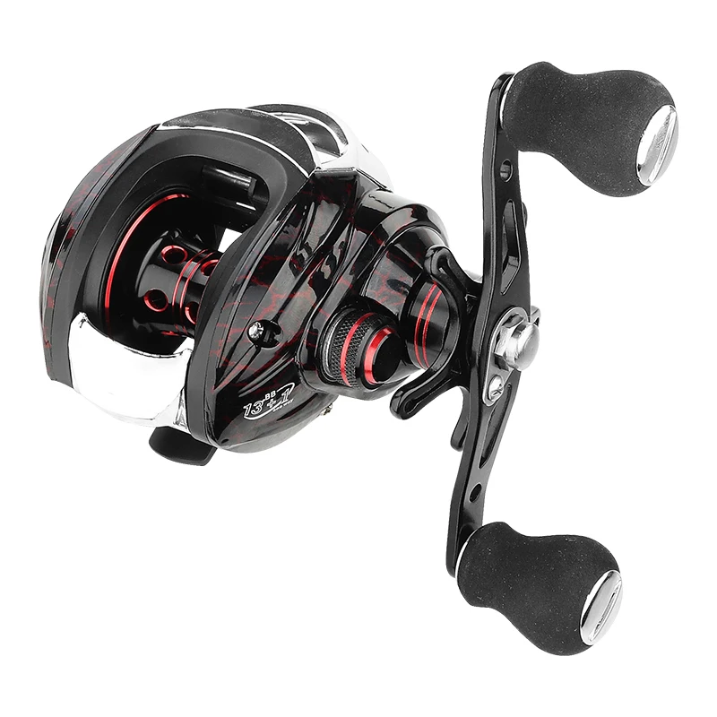 Najtaniej GUGUFISH lewy prawy ręczny kołowrotek wędkarski do rzucania przynęty 7.2 1 przynęta odlewania koło wędkarskie z hamulec magnetyczny Carp Carretilha Pesca