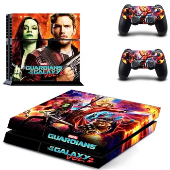 

Guardians of the Galaxy PS4 Skin Sticker Decal for Sony PlayStation 4 Console and 2 Controller Skin PS4 Sticker Vinyl Accessory