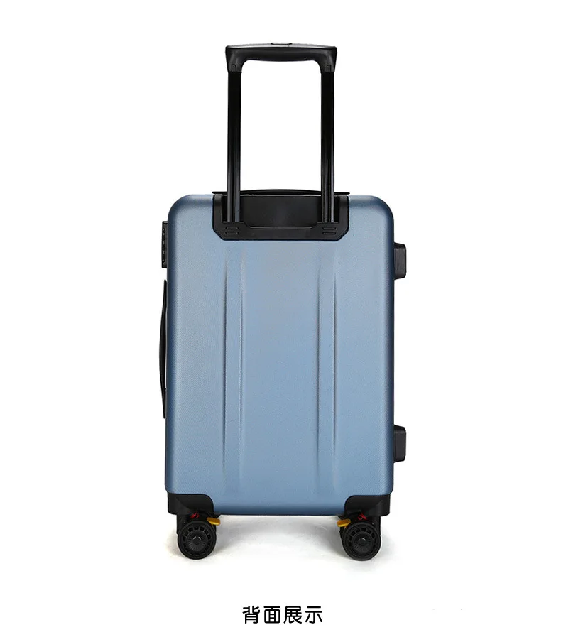 ZYJ Travel Trolley Luggage Men Women Alloy Business Solid Rolling Scratchproof Airplane Suitcase Luggage Spinner Wheels Trunk (17)