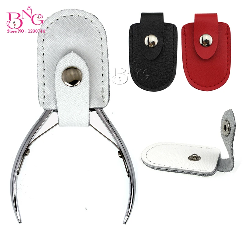 

BNG 1Pc Nail Cuticle Nipper Cover Protector With Buckle Dead Skin Trimmer Clippers Scissors Protective Cap Sleeve Nail Art Tool