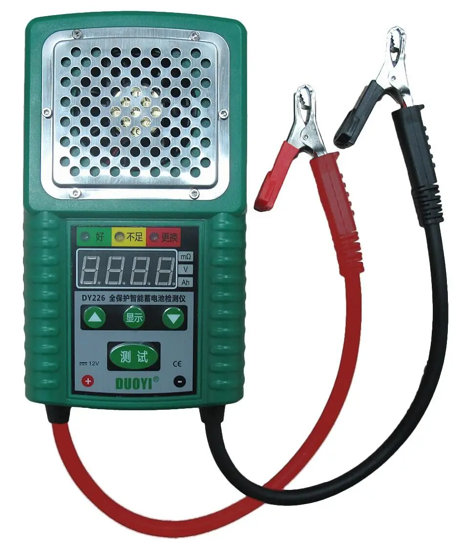 Original DUOYI DY226 Electric vehicle 6V/12V Battery tester car ship