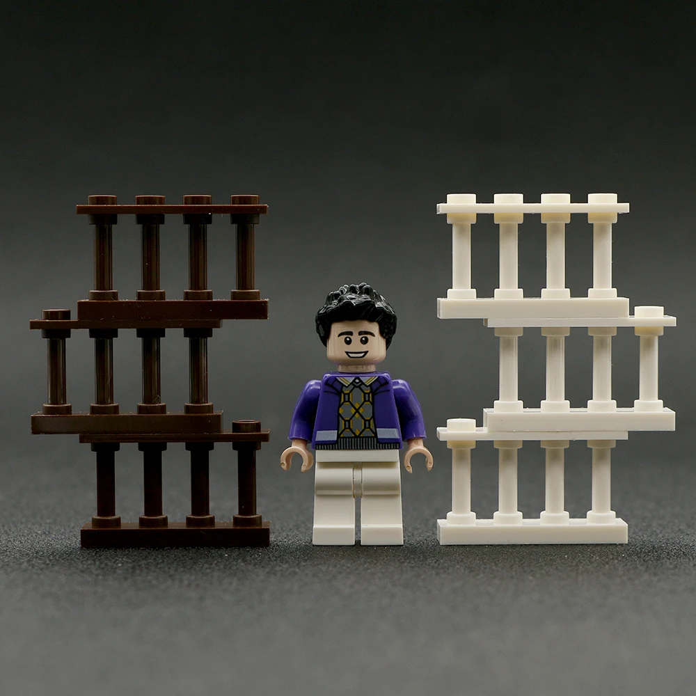 

2019 City Building Blocks Accessories Fence Spindled Mini MOC House Garden Military Figure Toys city Parts Bulk Set Bricks 15332