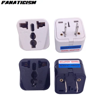 

100pcs Top Quality CE Universal USA AC Power Electrical Plug Adaptor Socket UK AU EU To US Plug Travel Adapter Converter
