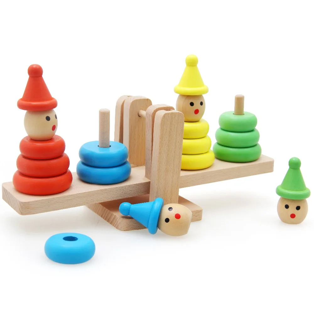 NEW Wooden Toys Montessori Educational Scale Development