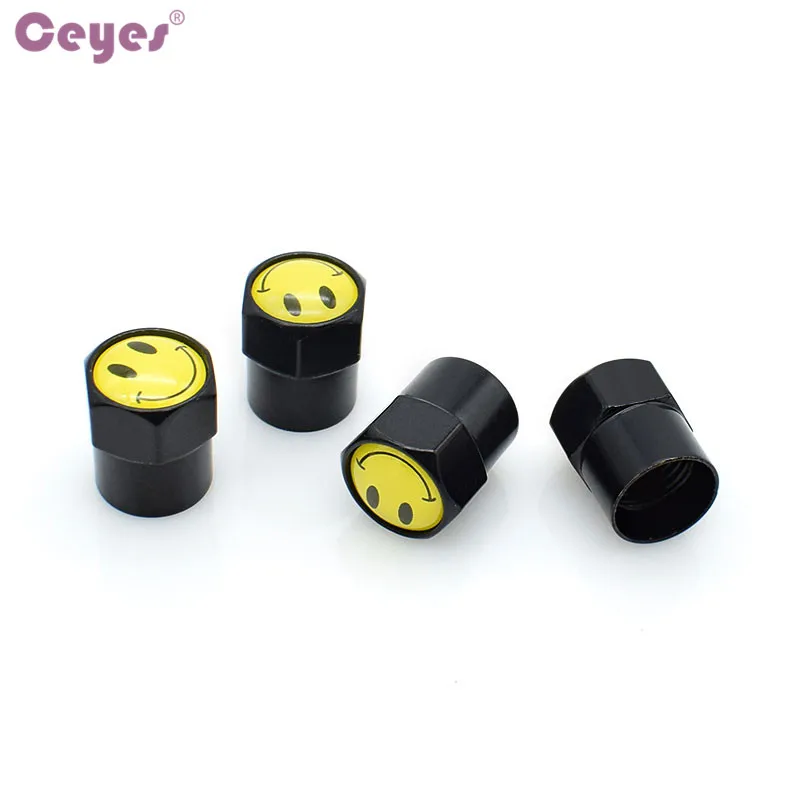 

Ceyes Car Styling Car Wheel Tire Valve Caps Case For Seat Skoda Volkswagen VW For Bmw Audi S Ford Accessories Car-Styling 4pcs