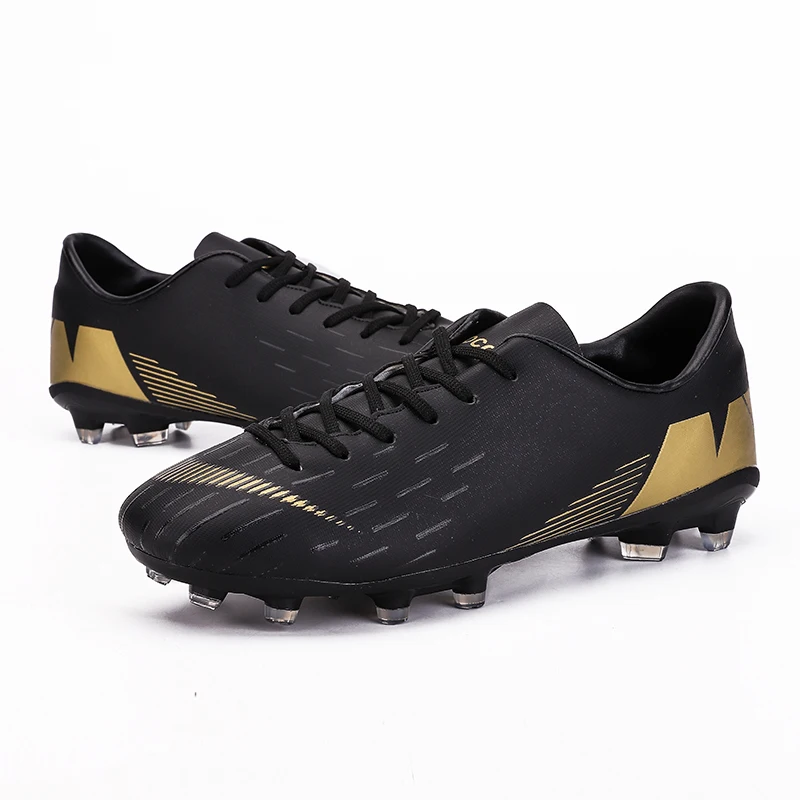 

FANPAO Unisex 2019 Assassin Legend CR7 Student Outdoor Lawn Games Football Sport Shoes Long Cleats Spikes Soccer Footwear FG AG
