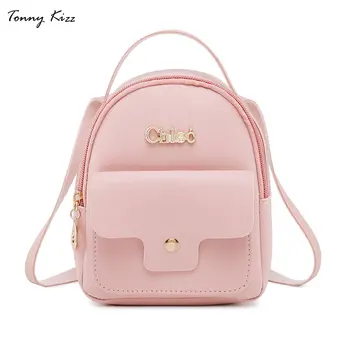 

Small backpack women fashion crossbody bags female shoulder bags solid color multifunction hand bags mochila mini backpack new