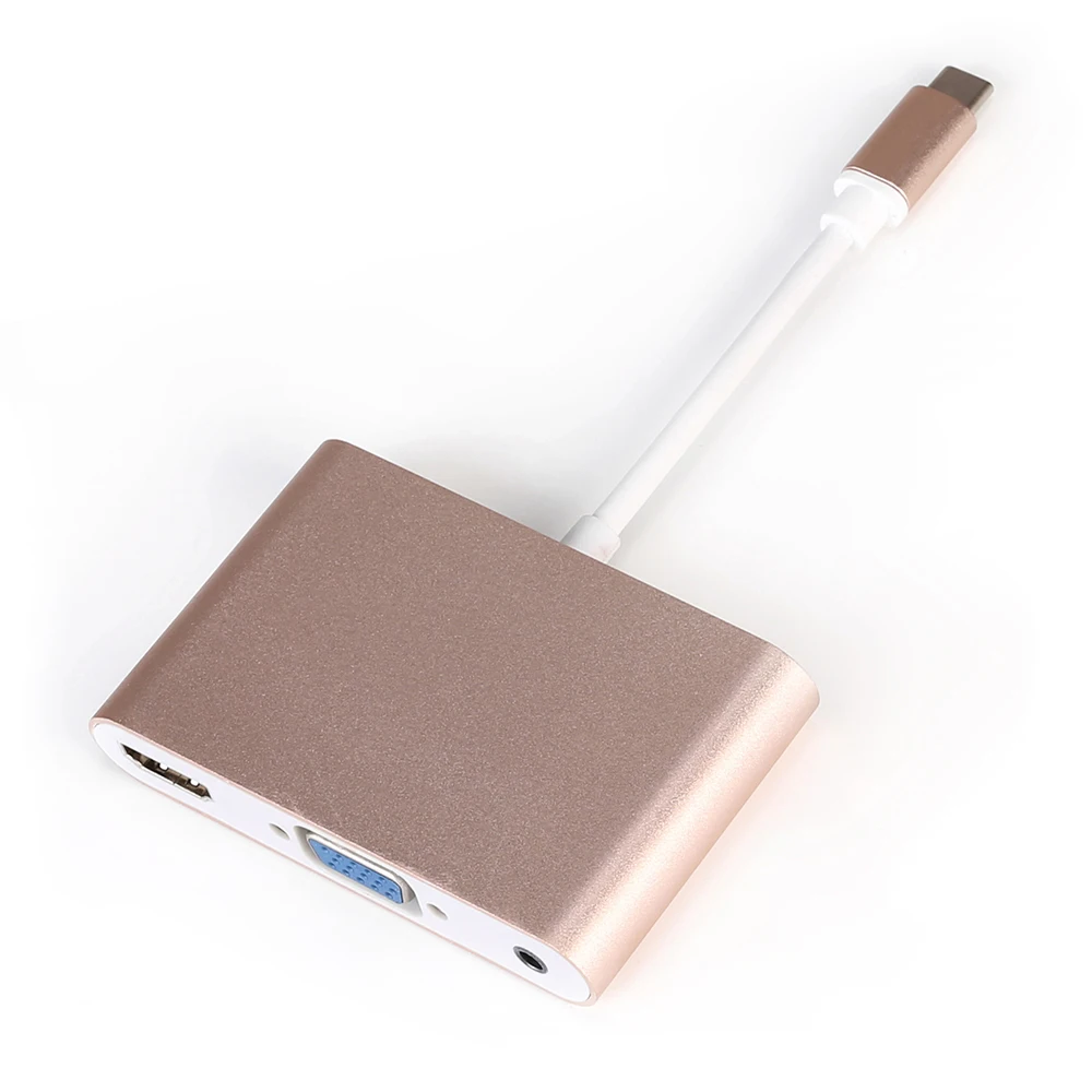 USB C HDMI VGA Adapter Thunderbolt 3 Type C to HDMI VGA Cable for MacBook Samsung S10S9S8 Huawei Mate 2010 P20 Pro USB-C HDMI (13)