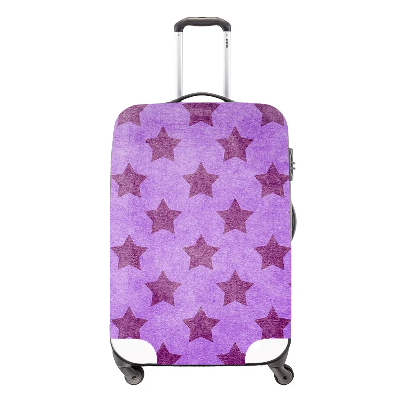 Dispalang Мода Звезды Печать защита для багажа косметичка для чемодана багажа защитные чехлы Женские аксессуары для путешествий - Цвет: Бежевый