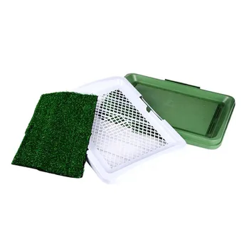 

3 Layers Large Dog Pet Potty Training Pee Pad Mat Puppy Tray Grass Toilet Simulation Lawn For Indoor Potty Training Pet Supply