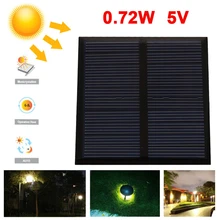 Cewaal Portable 0 72W 5V Mini Durable Polycrystalline Solar Panels phone Charger Solar Power Panel Solar