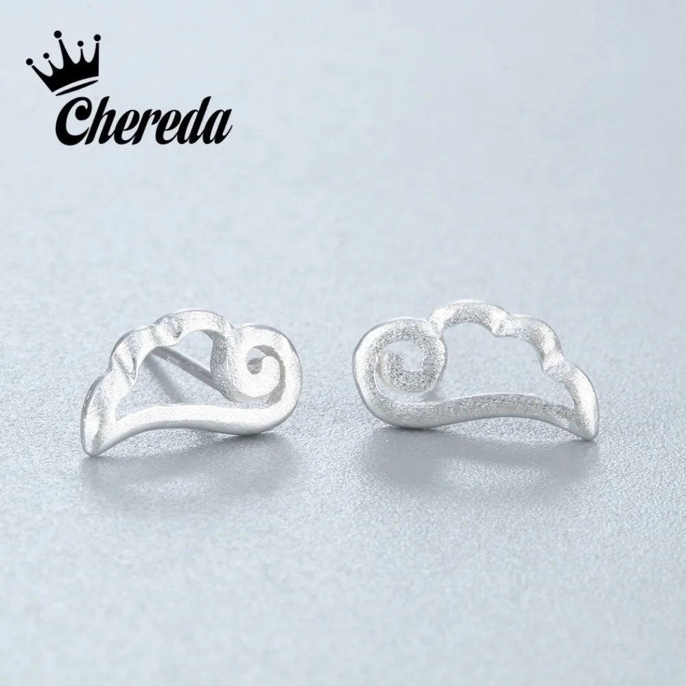 Chereda/2017 новые модные серьги в Корейском стиле оптовая продажа милые виде крыльев