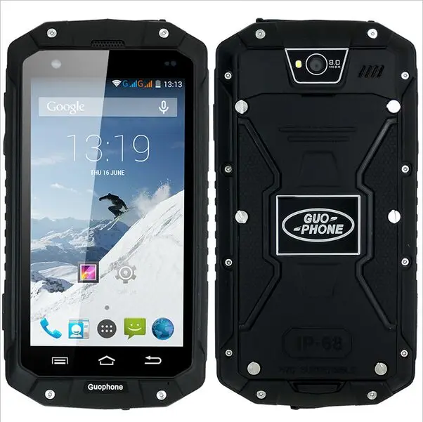 Original guophone V9 IP68 Rugged Waterproof cell Phone MTK6572 Android 4 4 4 5 IPS 512MB