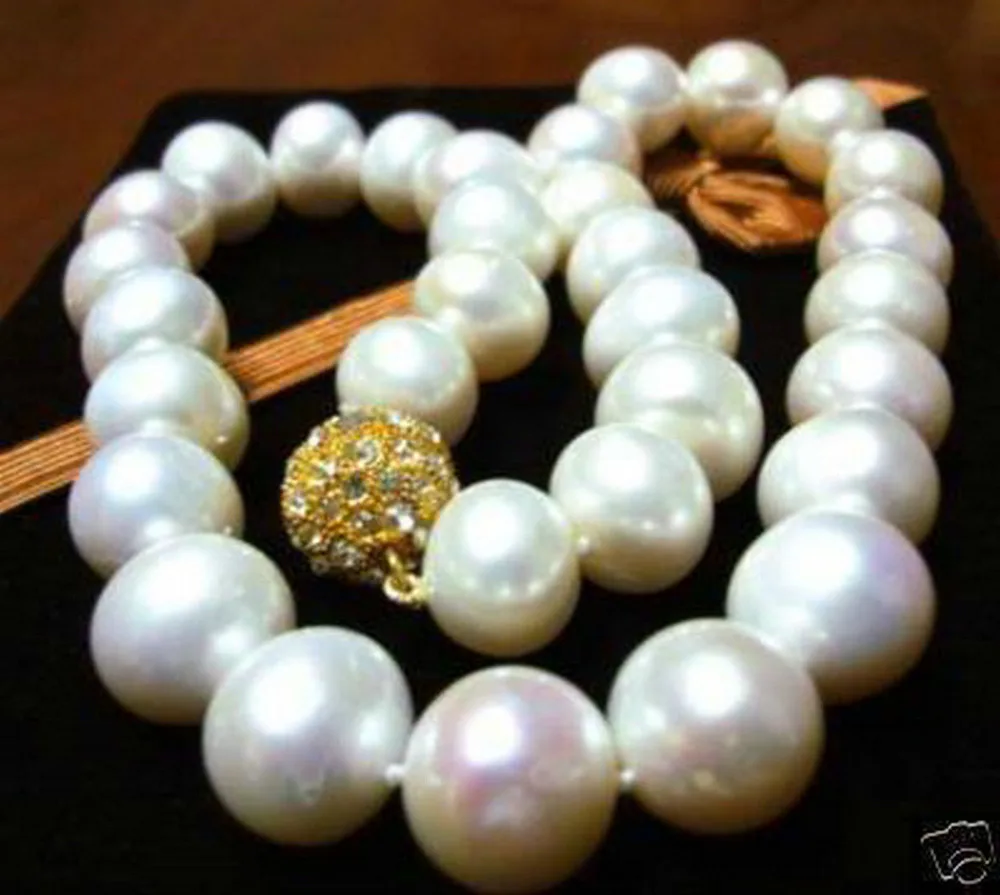 

SHIPPINGAAA 11-12MM SOUTH SEA WHITE PEARL NECKLACE 18 INCH