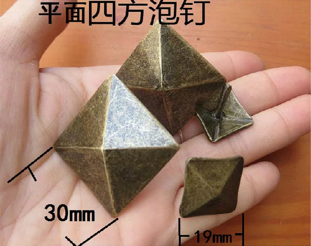 19MM Quartet Furniture Hardware Sofa Nails decorative antique bronze doornail Nails thick