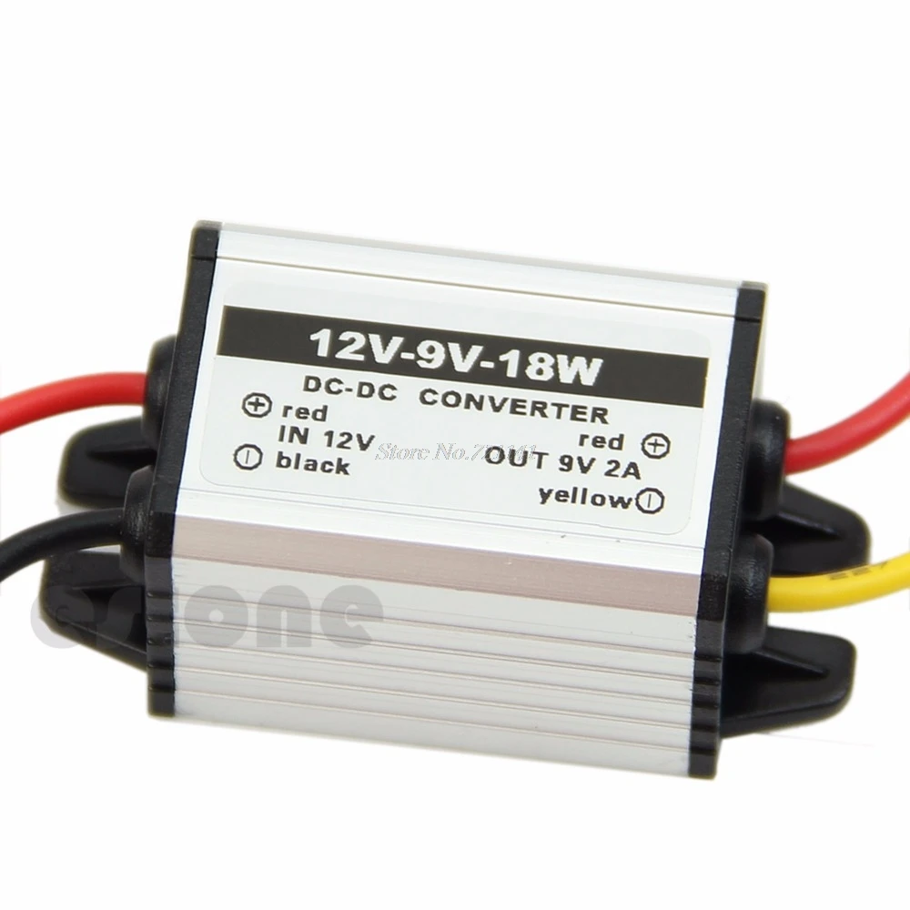 DC Waterproof to DC buck Converter 12V to 3/3.3/3.7/5/6/9V Power Supply Module 