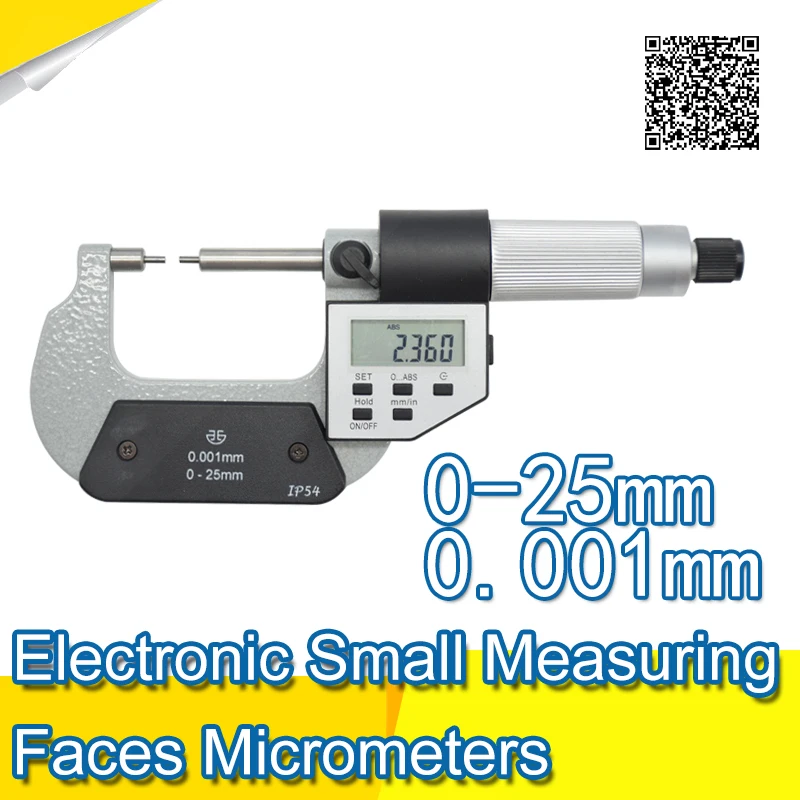Type A Digital Small measuring faces micrometers 0-25mm 0-1inch Electronic outside micrometer small digital micrometer Type A Digital Small measuring faces micrometers 0-25mm 0-1inch Electronic outside micrometer small digital micrometer