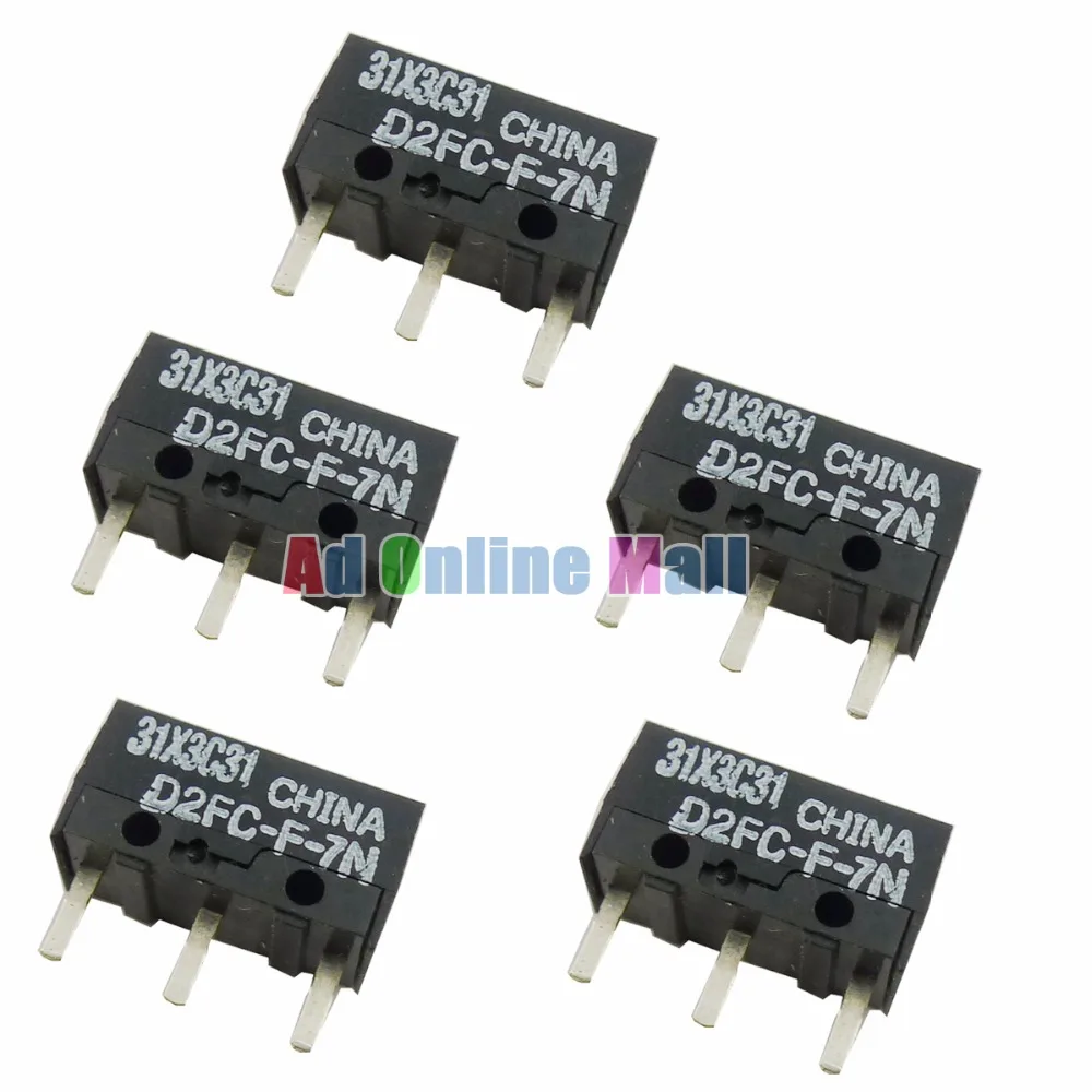 

5PCS/LOT New OMRON Mouse Micro Switch D2FC-F-7N Mouse Button Fretting