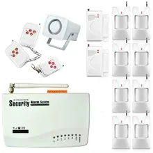 Freeship Wireless Home Ladrón de la Seguridad GSM SMS Sistema de Alarma Marcador Automático de Control A Través de Control Remoto de alarma GSM alarma de su casa