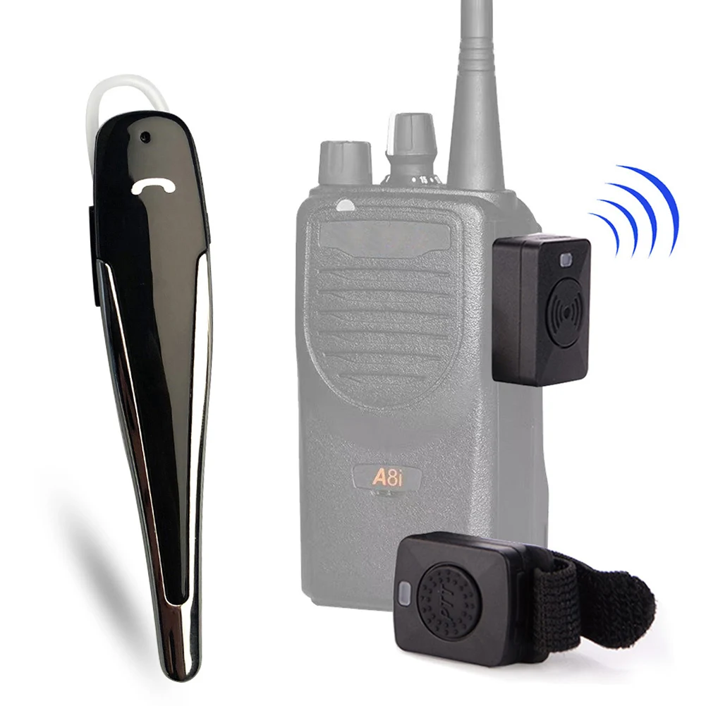 

Hands-free Bluetooth Headset M Type Earphone Handheld Two Way Radio Wireless Headphones Walkie Talkie For Motorcycle Car Auto